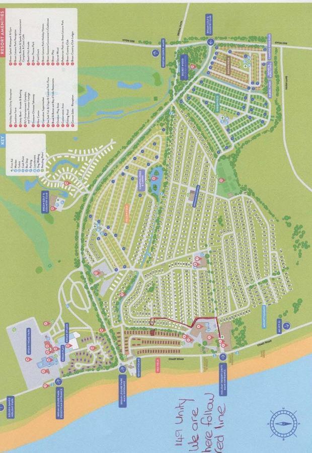 149 Holiday Resort Unity 3 Bedroom Passes Included Brean Exteriör bild